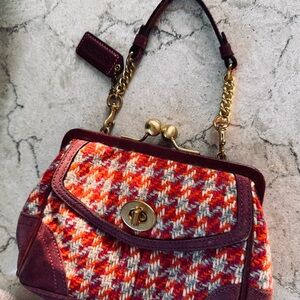 Stylish Red and White Women's Bag